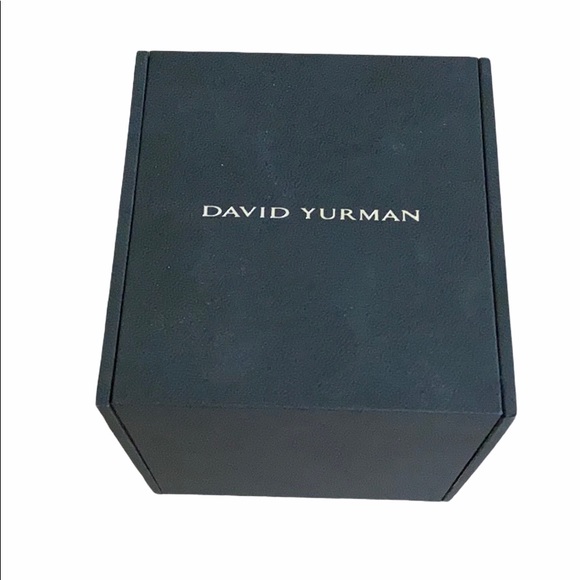 David Yurman Chatelaine lemon citrine/diamonds square ring. - Picture 5 of 6